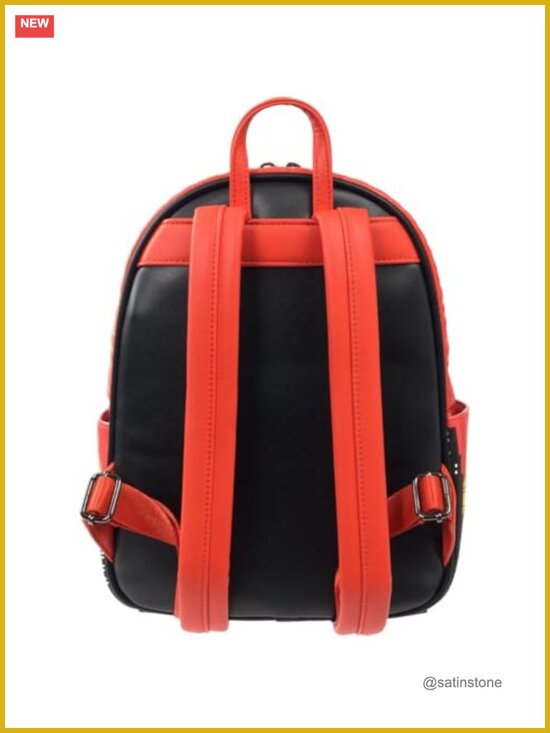 Limited Edition Collectible Faux Leather Backpack with Moving Mothra Applique main image 6